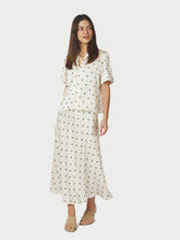 Indlæs billede til gallerivisning NEO NOIR Bovary Dotted Skirt Creme