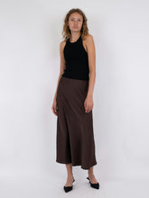 Indlæs billede til gallerivisning NEO NOIR Bovary Skirt Dark Brown