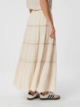 Indlæs billede til gallerivisning NEO NOIR Felicia Voile Skirt Ivory
