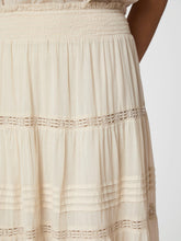 Indlæs billede til gallerivisning NEO NOIR Felicia Voile Skirt Ivory