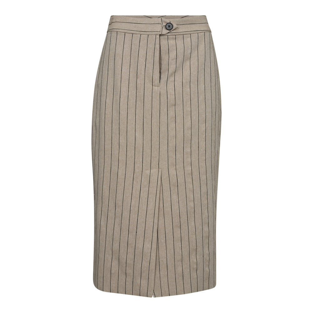 CO' COUTURE Linen Pin Pencil Skirt Sand