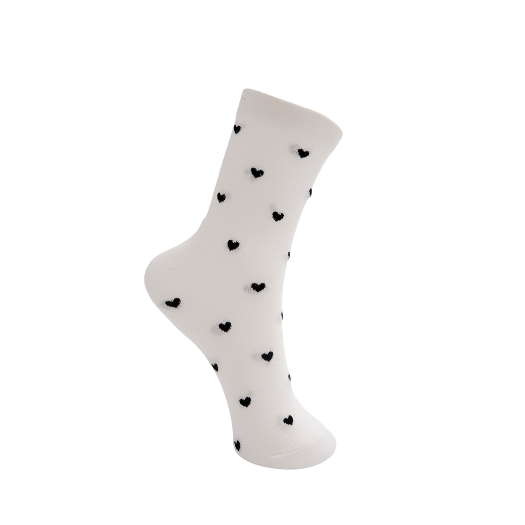 BLACK COLOUR Bclove Sock White Black