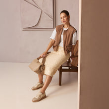 Indlæs billede til gallerivisning VIA VAI Harley Gold Sam Levi Sneakers Beige