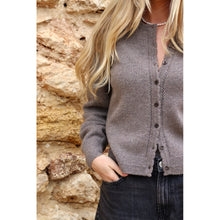 Indlæs billede til gallerivisning O'TAY Faith Cardigan Brownstone