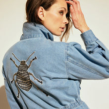 Indlæs billede til gallerivisning DEPECHE Lilly Jacket Denim Blue