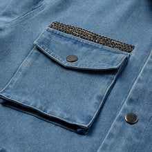 Indlæs billede til gallerivisning DEPECHE Lilly Jacket Denim Blue