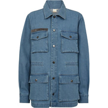 Indlæs billede til gallerivisning DEPECHE Lilly Jacket Denim Blue
