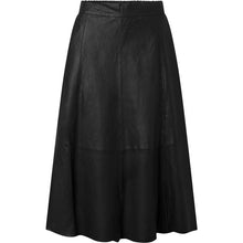 Indlæs billede til gallerivisning DEPECHE Elionor Leather Skirt Sort