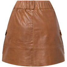 Indlæs billede til gallerivisning DEPECHE Dawn Skirt Vintage Cognac