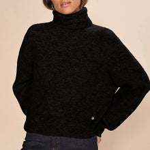 Indlæs billede til gallerivisning MOS MOSH Aidy Thora Rollneck Knit Black