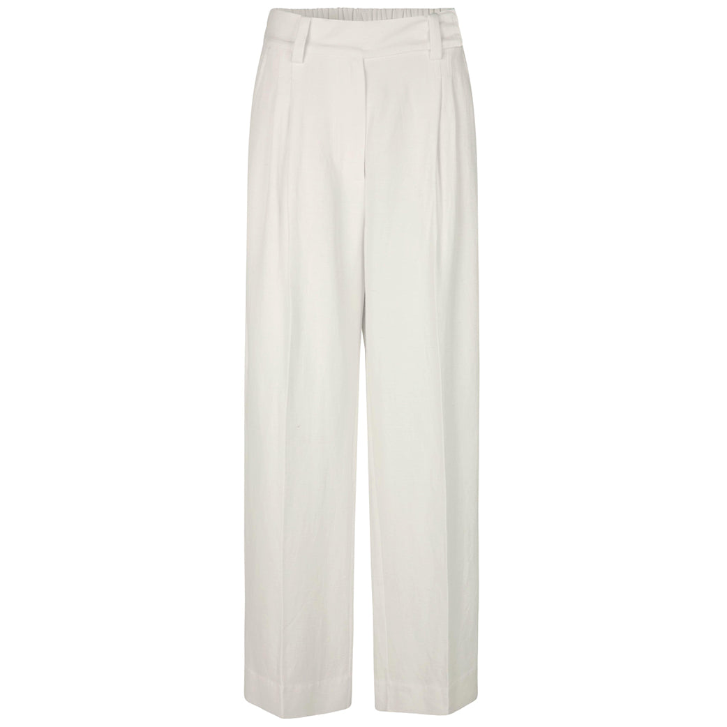 SECOND FEMALE Lino New Trousers Antique White