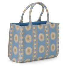 Indlæs billede til gallerivisning LUNA MOON Mid Tote Palma Aquamarine