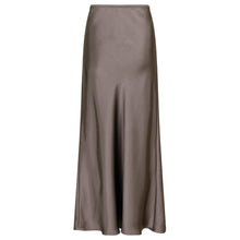 Indlæs billede til gallerivisning NEO NOIR Vicky Heavy Sateen Skirt Warm Grey
