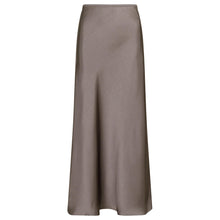 Indlæs billede til gallerivisning NEO NOIR Vicky Heavy Sateen Skirt Warm Grey