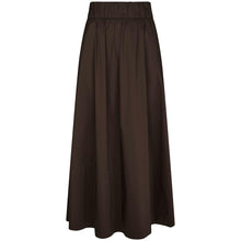 Indlæs billede til gallerivisning NEO NOIR Yara Poplin Skirt Chocolate