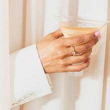 Indlæs billede til gallerivisning HOUSE OF VINCENT Fortune Teller Ring Rosakvarts