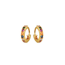 Indlæs billede til gallerivisning MAANESTEN Nubia Hoops Øreringe Small (guld/sølv)