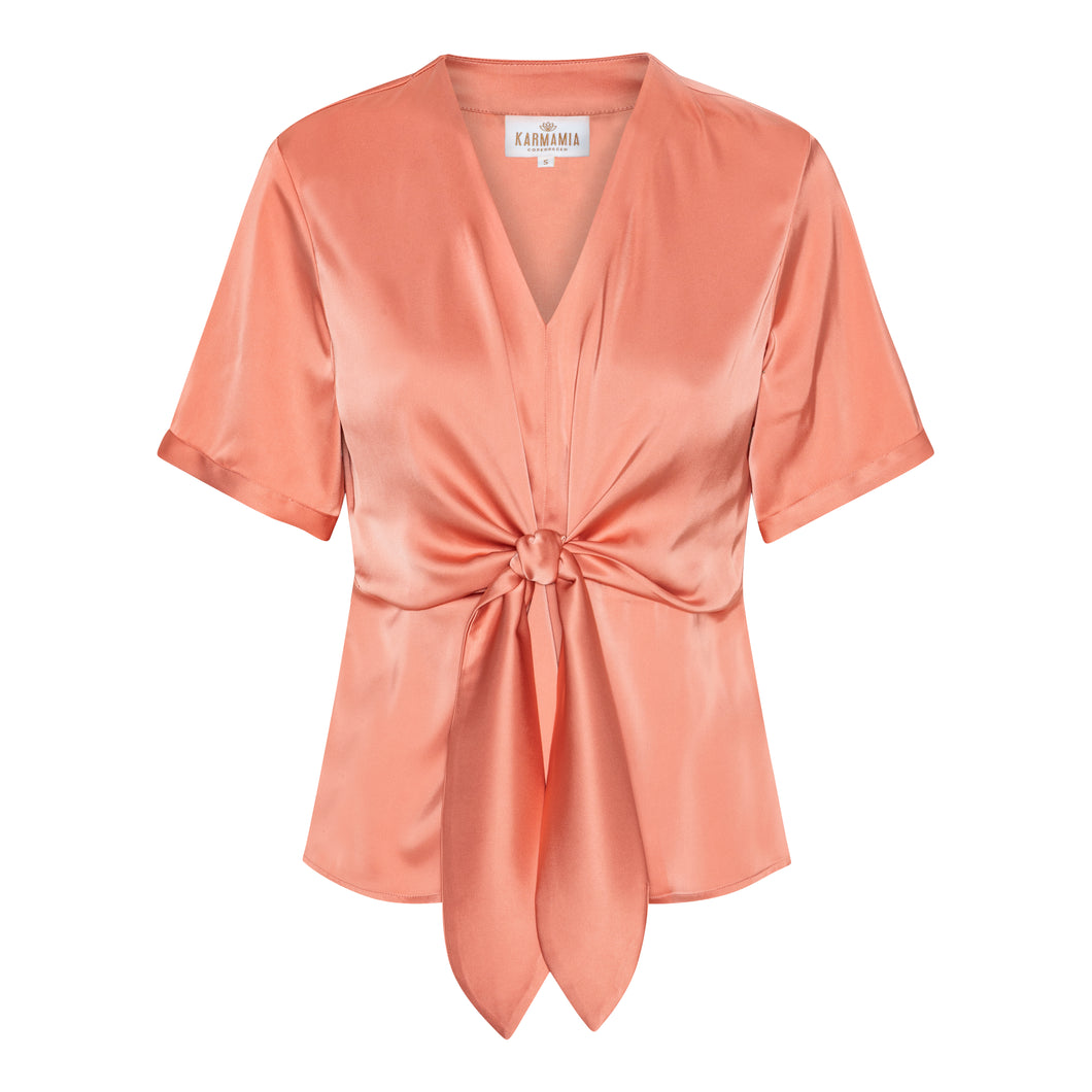 KARMAMIA Blair Blouse Semi Rich Peach