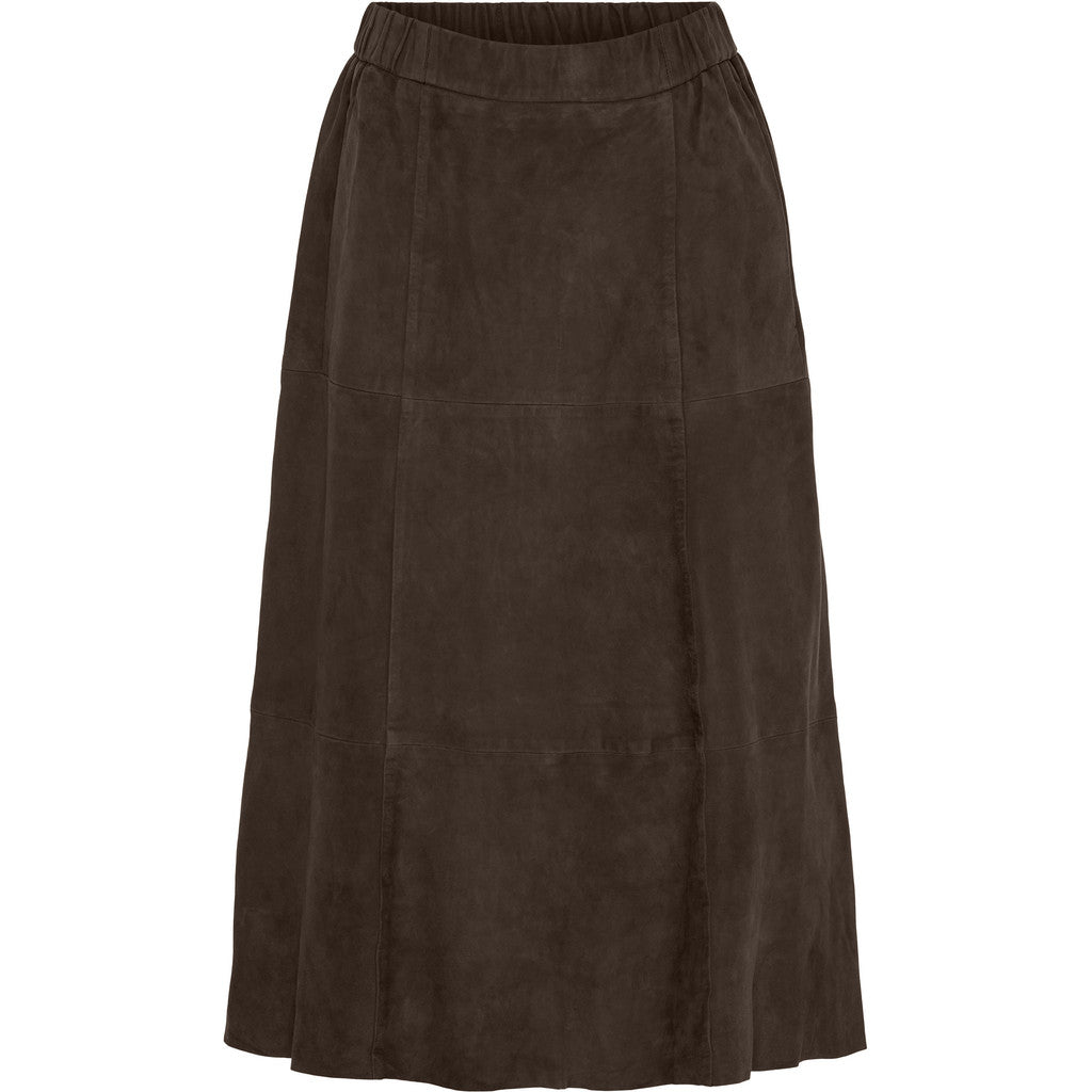 Notzy NOTYZ Suede Skirt Dark Chocolate Brown – Pinoc Store