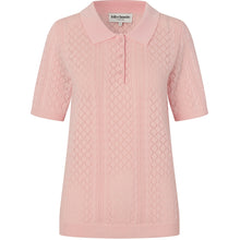 Indlæs billede til gallerivisning LOLLYS LAUNDRY Alaia Polo Knit S/S Light Pink
