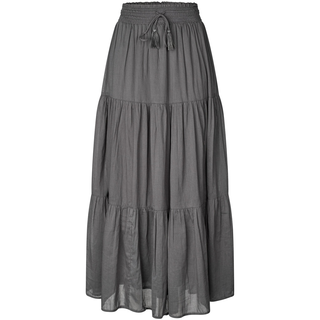 LOLLYS LAUNDRY Diamond Maxi Skirt Washed Black