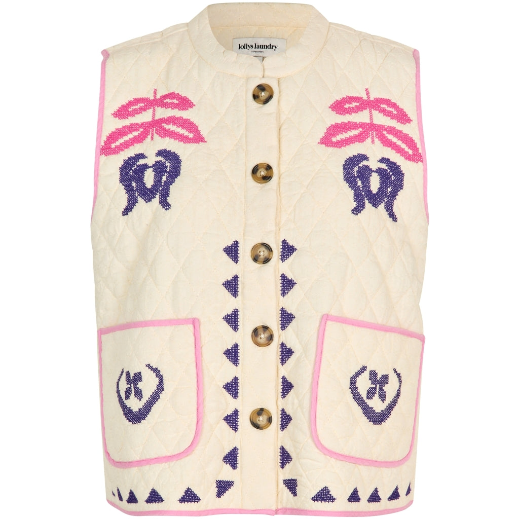LOLLYS LAUNDRY Cairo Vest Creme