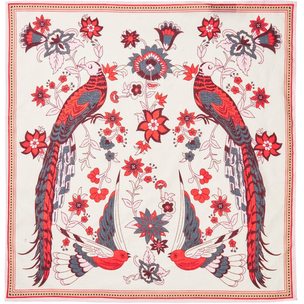 LOLLYS LAUNDRY Gardenbirds Scarf Creme