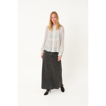 Indlæs billede til gallerivisning LOLLYS LAUNDRY Luna Maxi Skirt Washed Black
