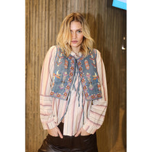 Indlæs billede til gallerivisning LOLLYS LAUNDRY llsa Vest Dusty Blue
