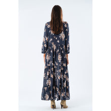 Indlæs billede til gallerivisning LOLLYS LAUNDRY Neel Maxi Dress Dark Blue
