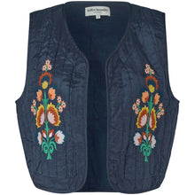 Indlæs billede til gallerivisning LOLLYS LAUNDRY Mist Vest SL Dark Blue
