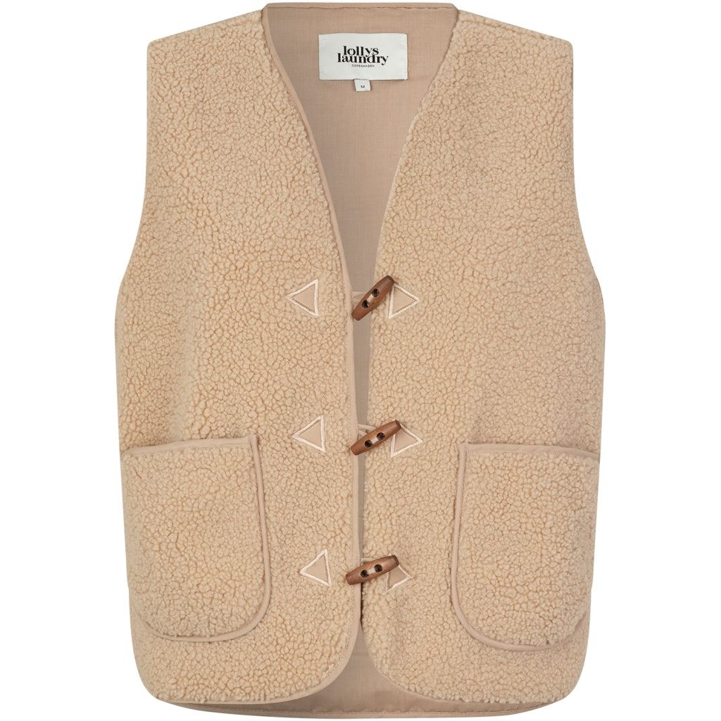 LOLLYS LAUNDRY Hugo Vest Beige