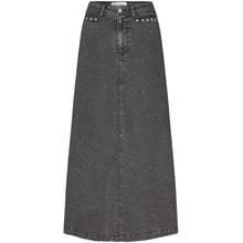 Indlæs billede til gallerivisning LOLLYS LAUNDRY Luna Maxi Skirt Washed Black
