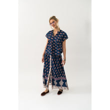 Indlæs billede til gallerivisning LOLLYS LAUNDRY Rio Maxi Skirt Dark Blue
