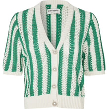 Indlæs billede til gallerivisning LOLLYS LAUNDRY Siva Knit Cardigan SS Green
