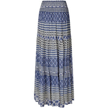 Indlæs billede til gallerivisning LOLLYS LAUNDRY Diamond Maxi Skirt Blue
