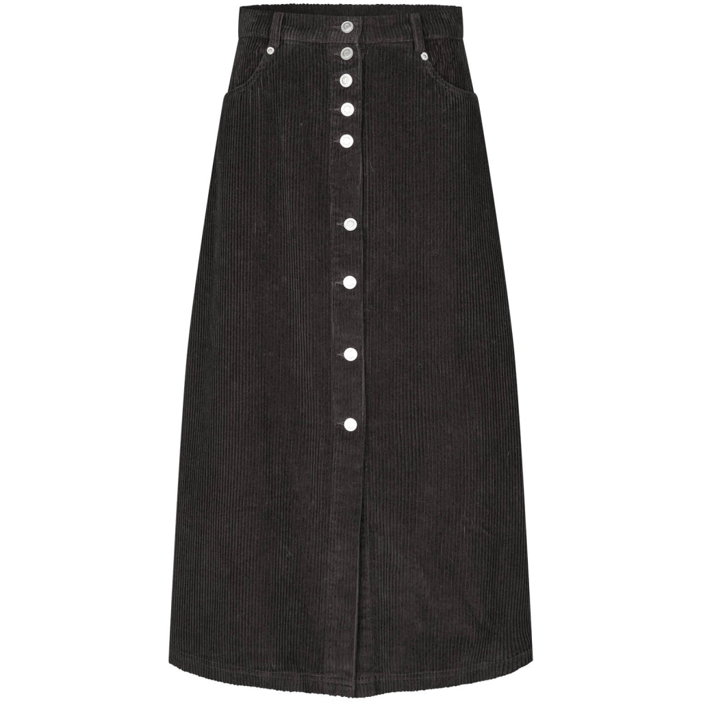 LOLLYS LAUNDRY Una Maxi Skirt Dark Mokka