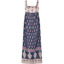 Indlæs billede til gallerivisning LOLLYS LAUNDRY Kia Maxi Dress SL Dark Blue
