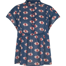Indlæs billede til gallerivisning LOLLYS LAUNDRY Molly Top Dark Blue
