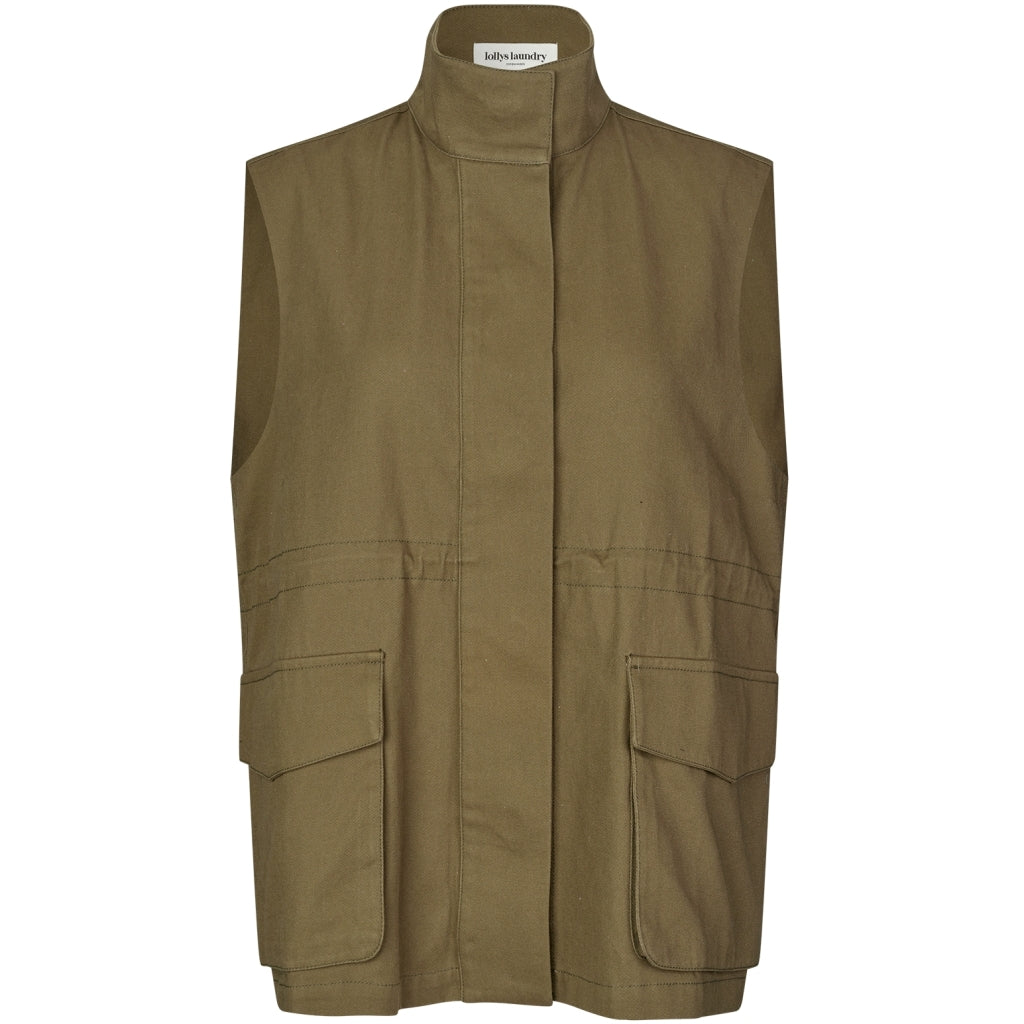 LOLLYS LAUNDRY Amill Vest Sl Dusty Green