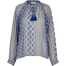 Indlæs billede til gallerivisning LOLLYS LAUNDRY Bihar Blouse Blue
