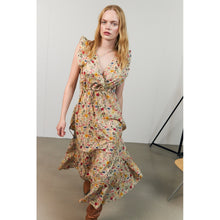 Indlæs billede til gallerivisning LOLLYS LAUNDRY Samo Midi Dress SL Flower Print
