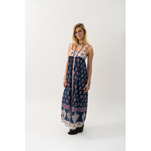 Indlæs billede til gallerivisning LOLLYS LAUNDRY Kia Maxi Dress SL Dark Blue
