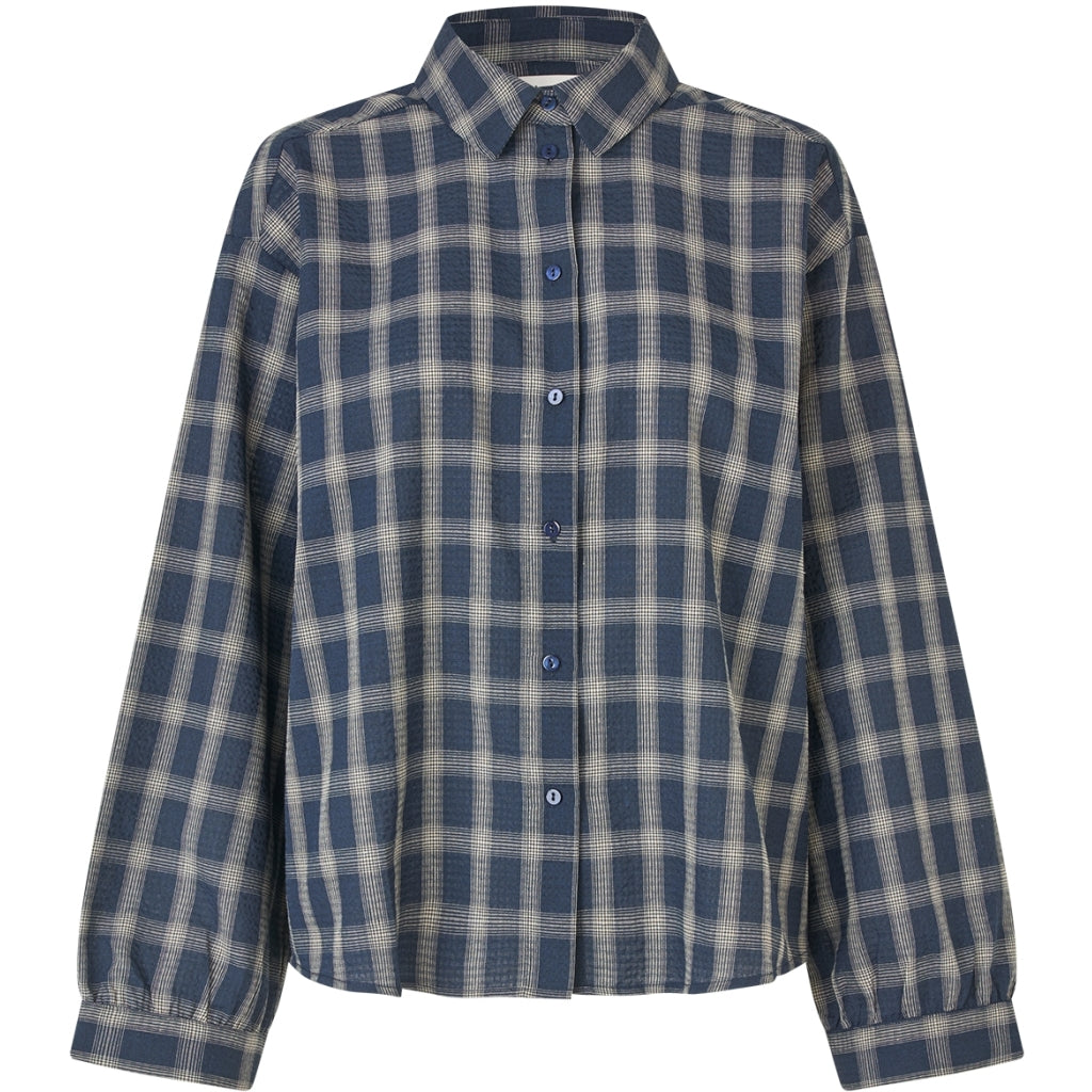 LOLLYS LAUNDRY Siv Shirt Ls Dark Blue