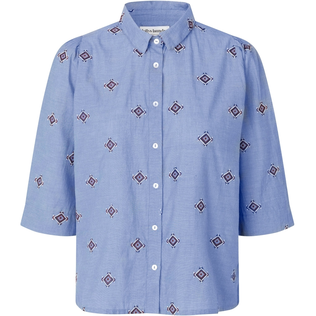 LOLLYS LAUNDRY Bono Shirt Ls Light Blue