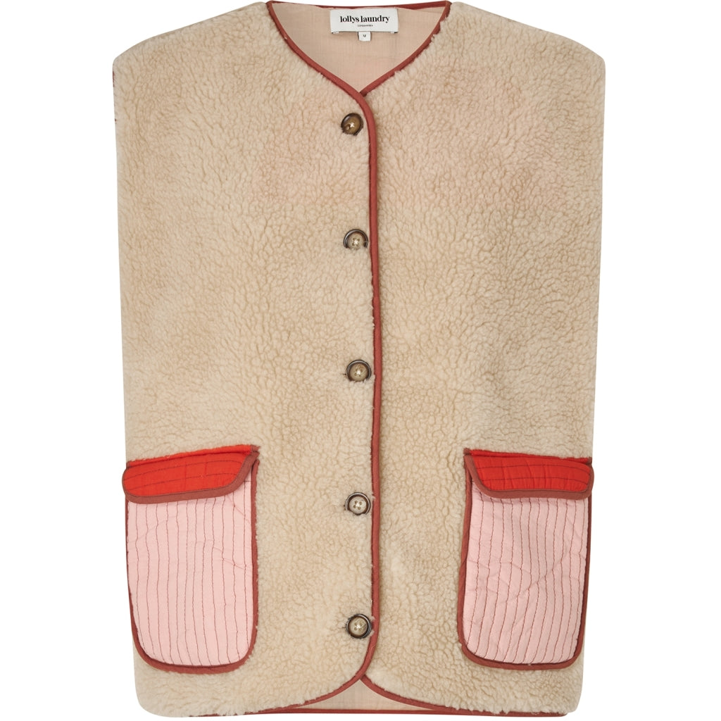 LOLLYS LAUNDRY Jace Vest Sl Sand