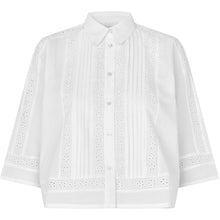 Indlæs billede til gallerivisning LOLLYS LAUNDRY Amora Shirt 3/4 Creme
