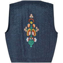Indlæs billede til gallerivisning LOLLYS LAUNDRY Mist Vest SL Dark Blue
