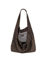 Indlæs billede til gallerivisning BECK SÖNDERGAARD Suede Dalliea Bag Hot Fudge Brown

