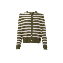 Indlæs billede til gallerivisning BLACK COLOUR Bcdell Puff Cardigan Army
